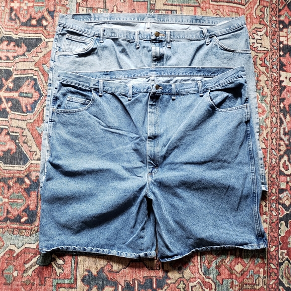 Mens Size 54 Wrangler Denim Shorts 